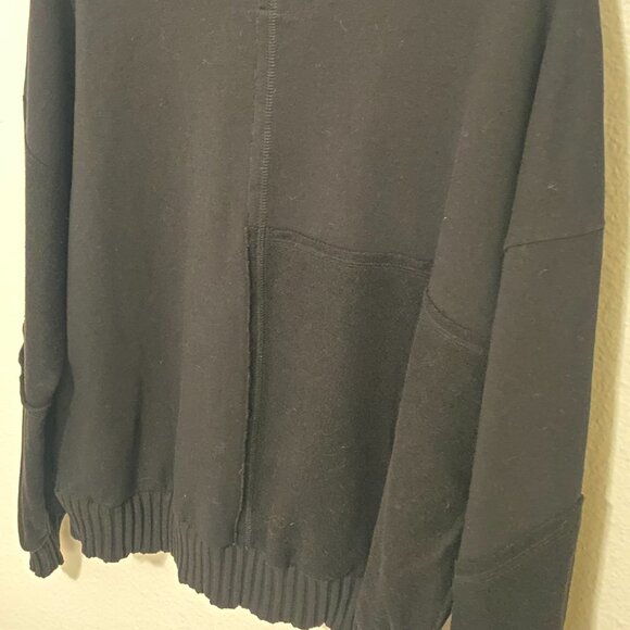 Peace Love World Oversized Ribbed Trim Terry Cloth Crewneck size M - Picture 6 of 11